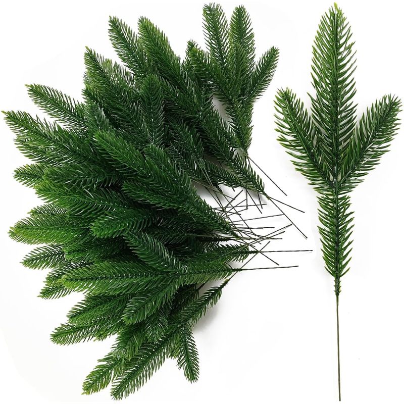 Artificial Pine Branches, Fake - Christmas Wreath Fake recension och pris