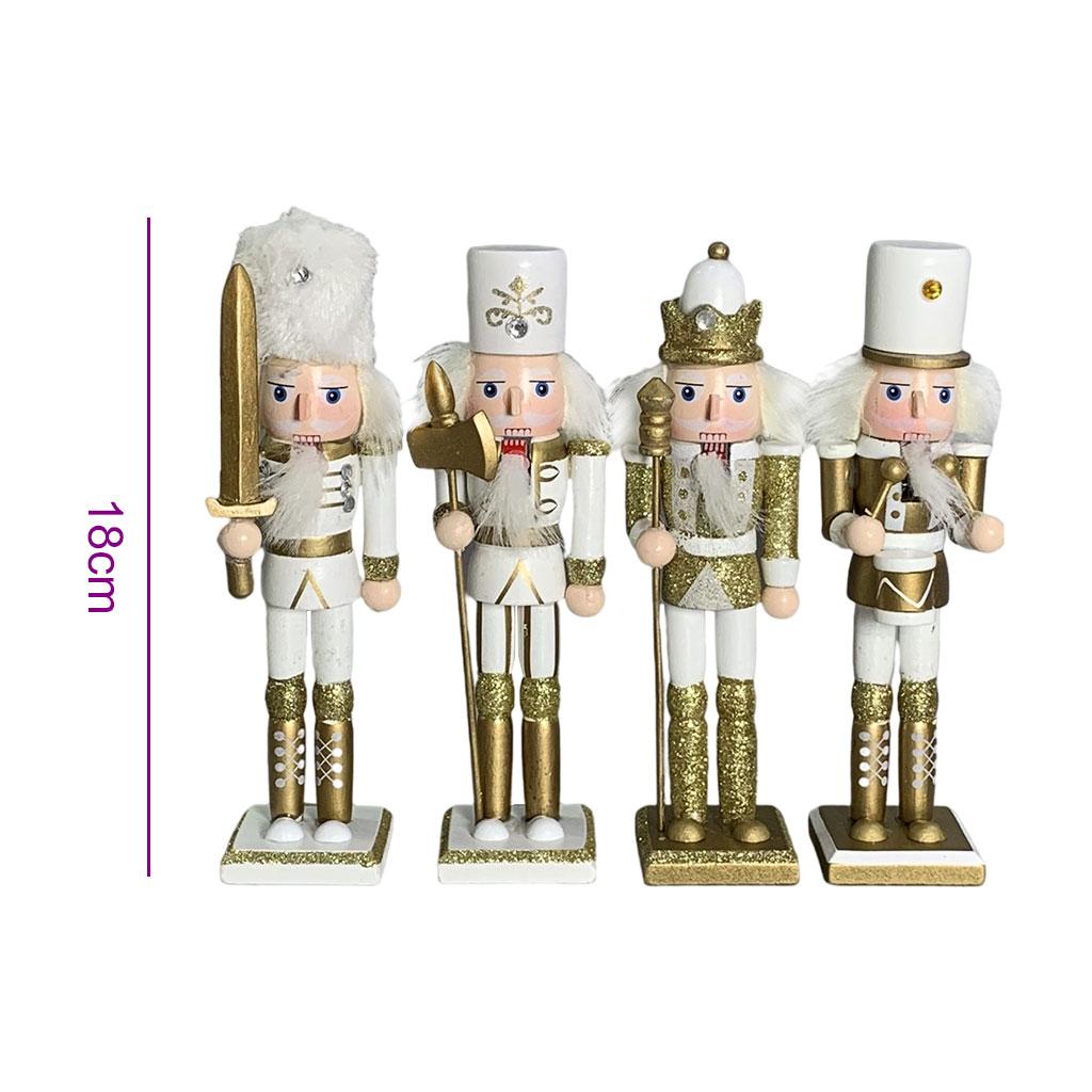 4x 18cm Nutcracker Figurine Ha - Nutcracker Figurine recension och pris