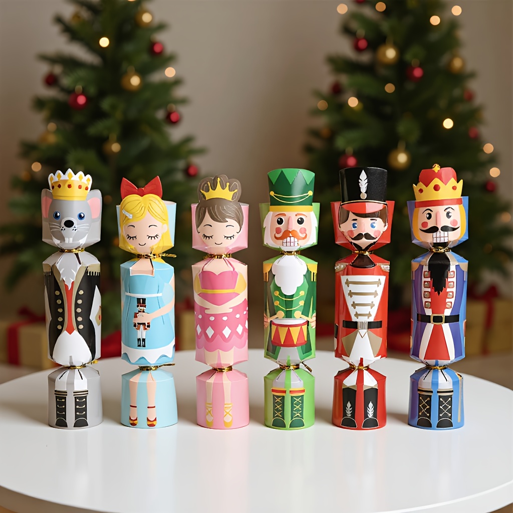 24Pcs Christmas Cracker Nutcra - Nutcracker Figurine recension och pris