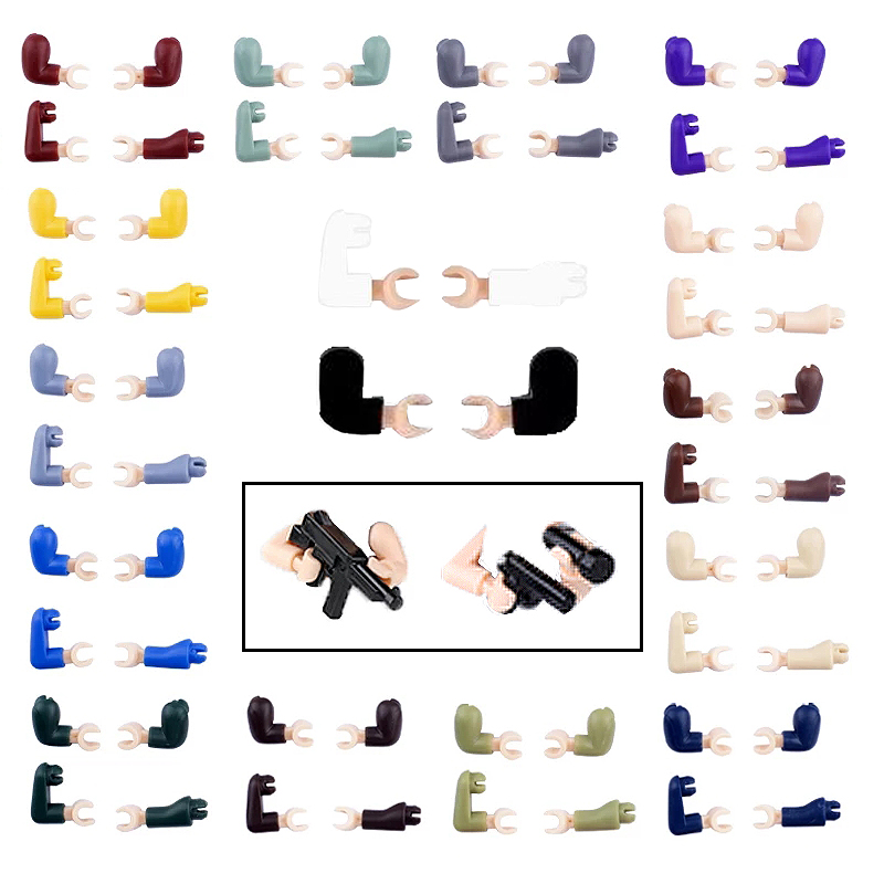 WW2 Military Figures Arms Hand - Lego Set City recension och pris