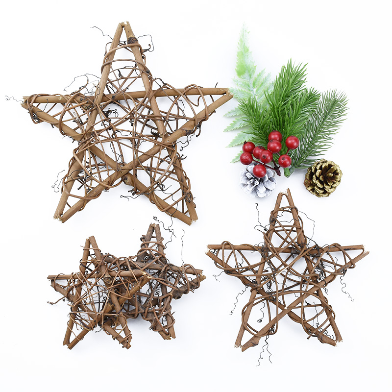 10/15/20cm Artificial Flowers  - Christmas Wreath Fake recension och pris