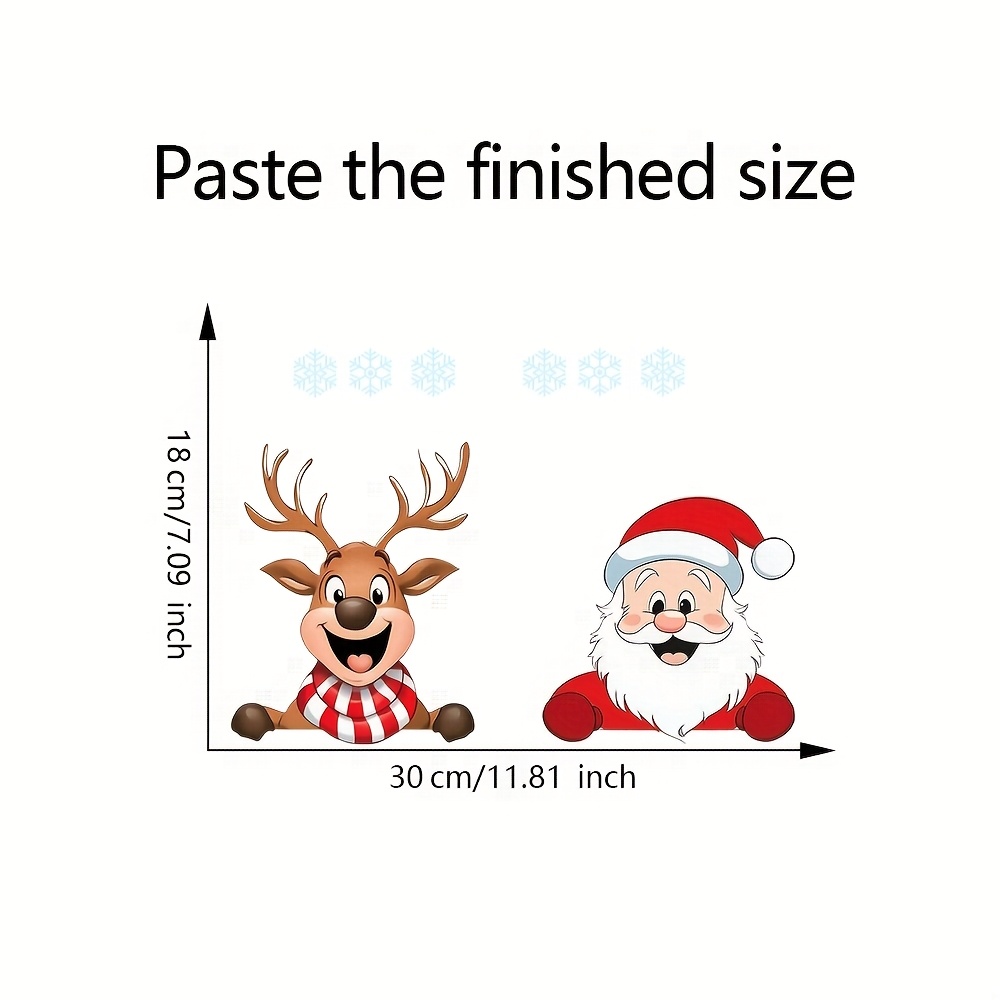 Christmas Window Stickers - Re - Snowflake Window Decal recension och pris