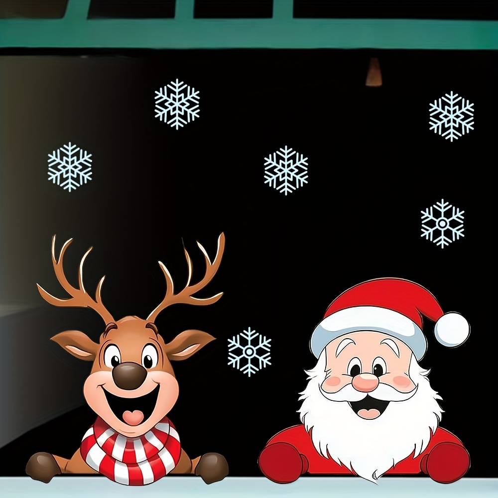 Christmas Window Stickers - Re - Snowflake Window Decal recension och pris
