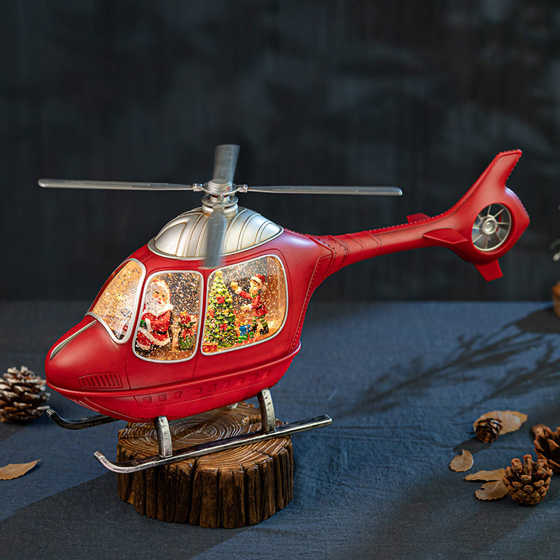 Christmas Helicopter Snow Glob - Snow Globe Musical recension och pris