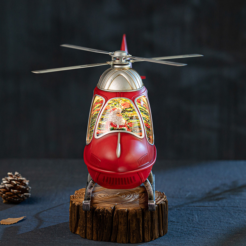 Christmas Helicopter Snow Glob - Snow Globe Musical recension och pris